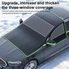Winter Windshield Covers All-Weather Waterproof Heavy Duty Auto Sunshade Winter Windshield Cover Blanket for Car SUV Trucks