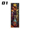 European Retro Church Window Film Self-Adhesive Creative Cat Art Painting Stained Glass Film Home Decor Privacy Stickers