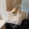 Tote Bag Women's New Cross-border Portable Simple Casual Large-capacity Canvas Shoulder College Students 'commuting