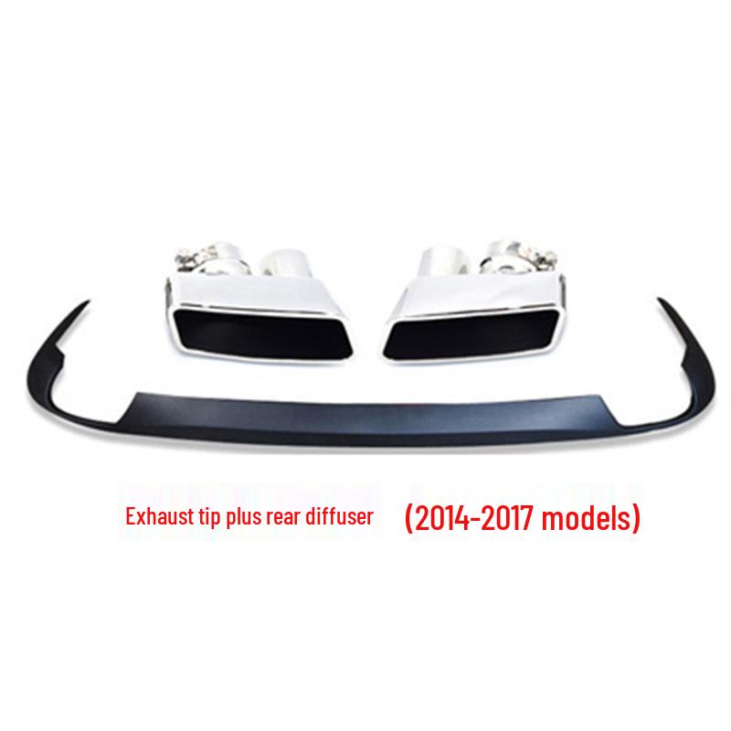 Compatible Exhaust Pipe Opening Modification for BMW 5 Series GT535/GT550 - Round/Square Tailpipe Rear Diffuser F02