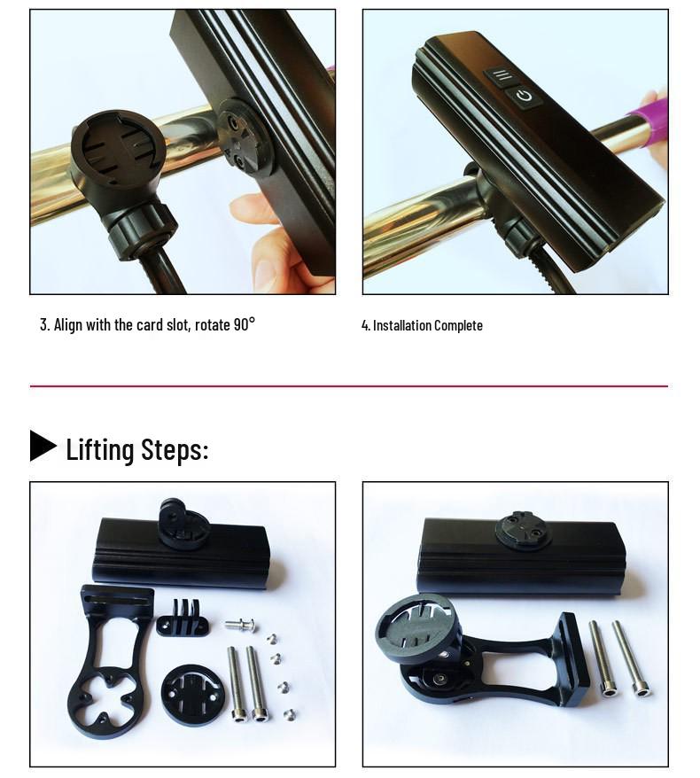 USB Rechargeable 2000 Lumens Bicycle Headlight: High Lumen Outdoor Bike Flashlight for Night Riding