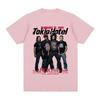 Maglietta Grafica Musicale Rock Band Tokio Hotel Uomo Donna Hip Hop Punk Gotica Maglietta in Puro Cotone Magliette a Manica Corta Oversize