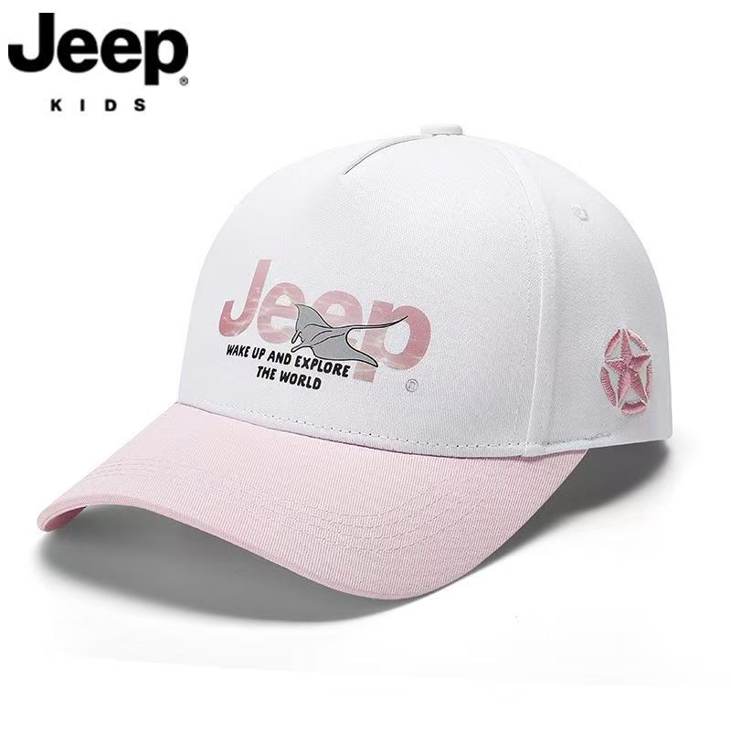 JEEP Summer 3D Embroidered Baseball Cap, Unisex, Breathable, Sun-Protective, Casual Outdoor Sun Hat Adjustable чёрный