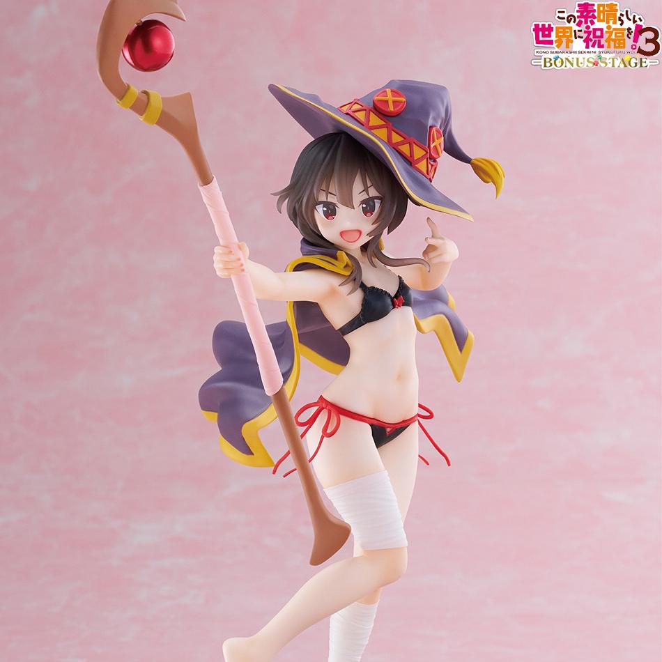 Original KonoSuba: God's Blessing on This Wonderful World! Megumin the Great Mage Swimsuit Beautiful Girl Figure Model Ornament