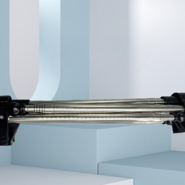 Универсальная портативная вешалка для одежды регулируемая от 13 до 28 дюймов складная металлическая вешалка подходящая для дома прачечной кемпинга и путешествий чёрный 2490₽