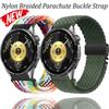 20/22mm Nylon Braided Loop Strap For Huawei Watch 5 GT6 Pro GT6 46mm Parachute Buckle Bracelet Huawei Watch GT5 Pro GT5-4-3 46mm