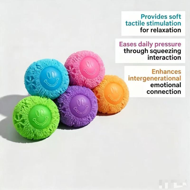 Soft and Fluffy Ball, Gentle Squeeze, Slow Rebound, Soft Texture, Ideal for Releasing Tension and Relieving Stress. Toy Made of Flour Filling.