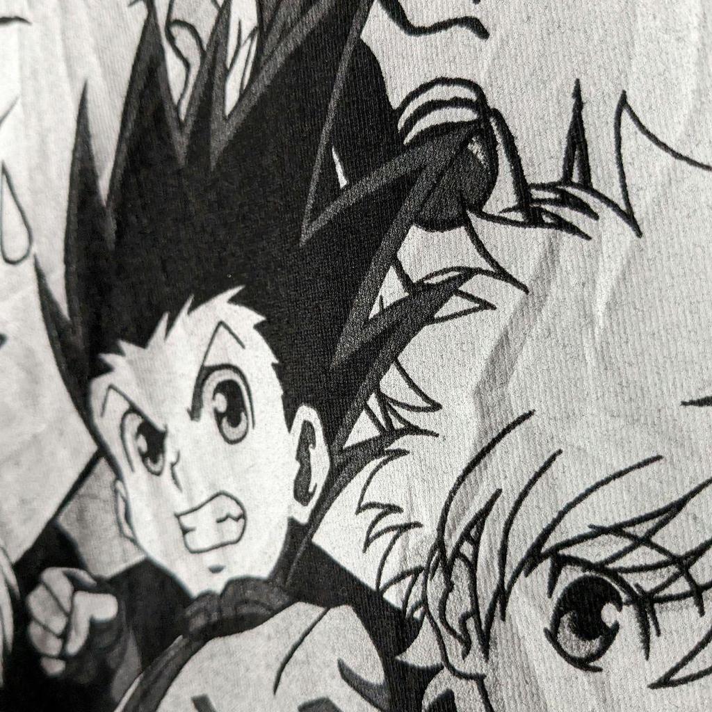 [USED] 00s HUNTER×HUNTER Early Phantom Troupe Anime T-Shirt Print Black