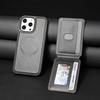 Compatible with iPhone 16 15 Pro, Magnetic Detachable Wireless Charging Two-in-one Card Slot Anti-drop Phone Case