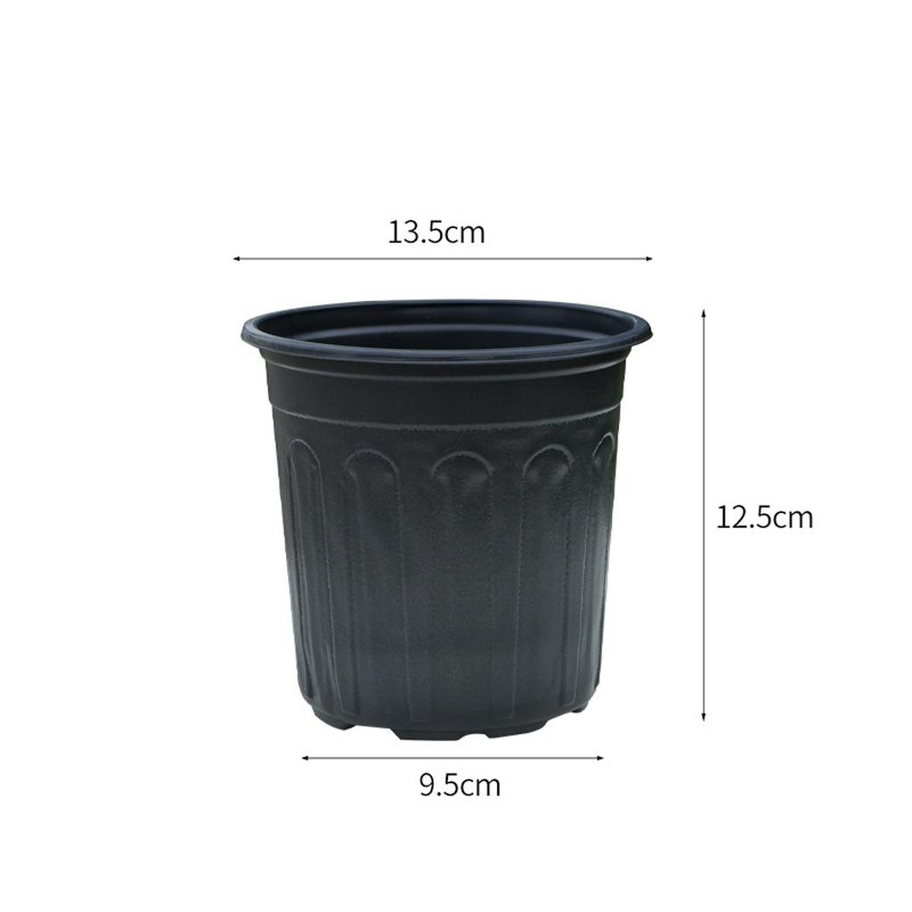 Gallon Nursery Plant Pots,Thickened Flexible Plastic Seedling Pot With Holes,Flower Plant Container For Succulents,Cuttings,Transplanting,Home Garden