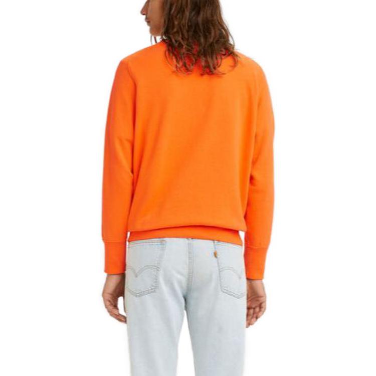 Levi's Sweatshirts Men's Orange Crew Neck Moderate Other 21931-0028