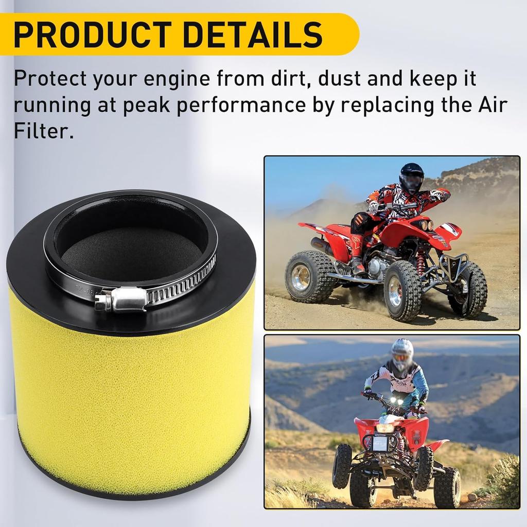 Foreman 450 Air Filter Replacement For Honda Rancher 350 TRX350FE TRX350TM TRX350TE Rancher 400 TRX400FA TRX400FGA Foreman 450 400TRX400FW TRX450S