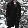2024 Men's European-Style Faux Fur Suede Velvet Warm Coat