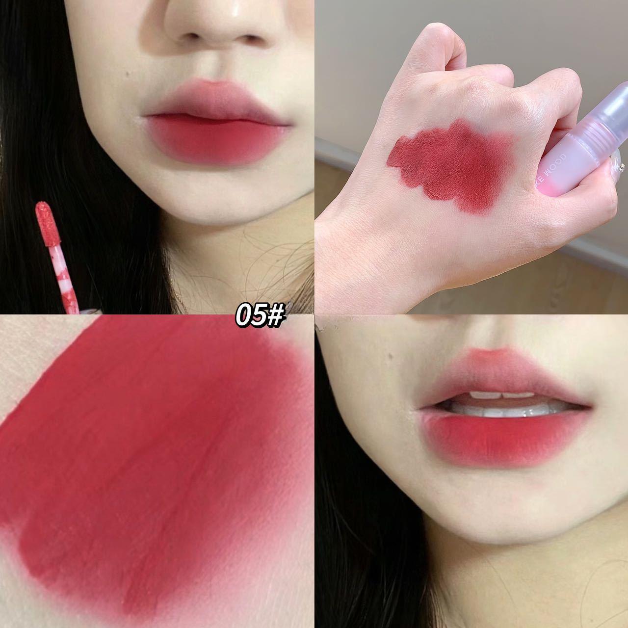 

Маленьке пасхальне яйце глазур для губ проста помада оксамитова глазур для губ матова матова сіра пудра натуральний нюдовий колір відбілювання 1.8g