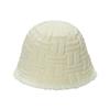 Japanese Niche Literature and Art Trend Simple Wool Hat Women Winter Warm Knitted Hat Plaid Bucket Hat Bucket Hat Women