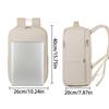 Large Capacity Business Backpack Waterproof Wide Straps Student School Bag Multi-Compartment Lightweight Travel Laptop Rucksack