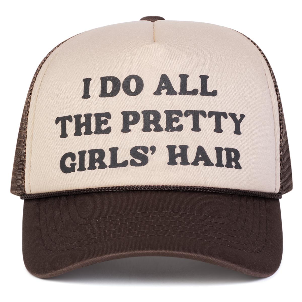 

Унисекс СЕТЧАТЫЕ БЕЙСБОЛКИ I DO ALL THE PRETTY GIRLS HAIR Весна Лето Наружные Регулируемые Повседневные Кепки Кепка от Солнца Спортивная Кепка коричневый