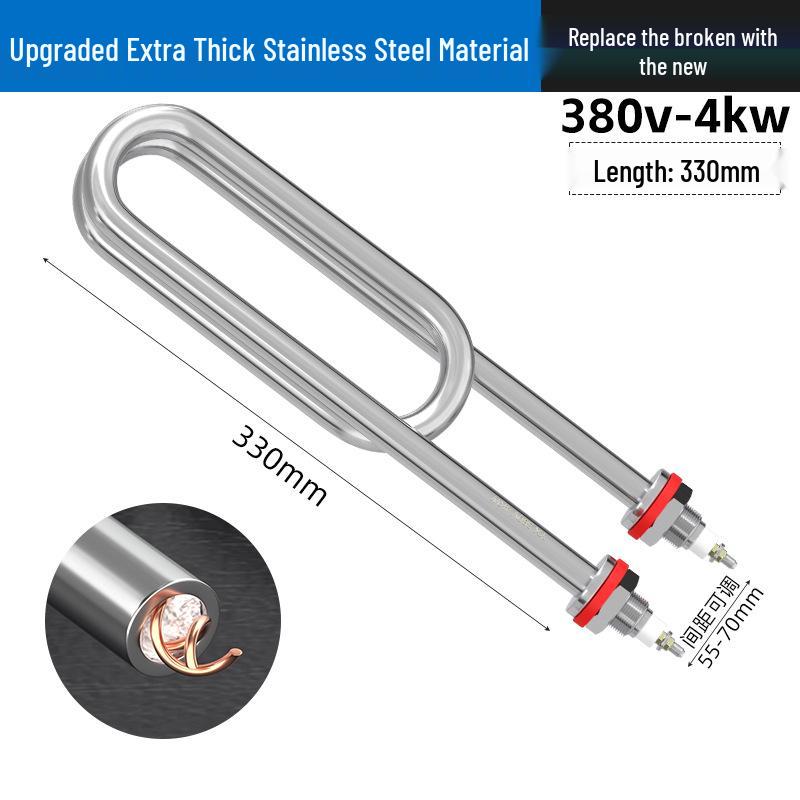 Electric Rice Steamer Heating Tubes: 380v & 220v, 2kw, 3kw, 4kw Heating Elements for Steaming Boxes