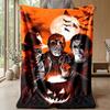 Michael Myers moviePrinted Flannel Blanket Cozy Skin-Friendly Warm Throw for Couch Bed Indoor Daily Use