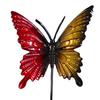 12 Inch Butterfly Garden Stake Decorative Metal Butterfly Stake Outdoor Colorful Butterfly Yard Art for Lawn Porch Pathway Yard Patio Plant Pot Decor