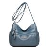 Soft leather texture messenger bag women's bag large capacity simple casual shoulder satchel light mother bag light luxury