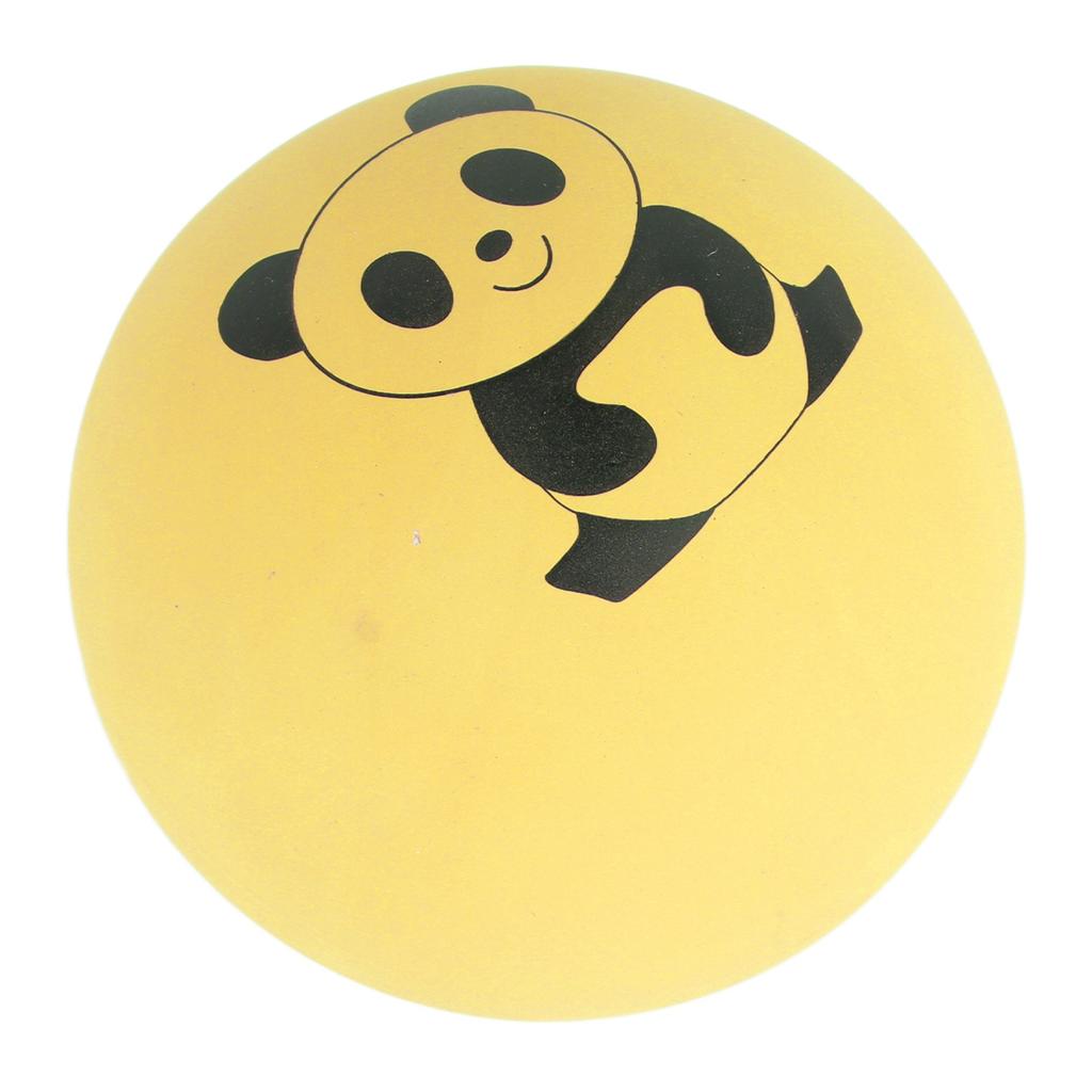 Squeaky Dog Toy Balls Latex Bite Resistant Interactive Smooth Pet Toys for Cat Dog 2.0in Yellow