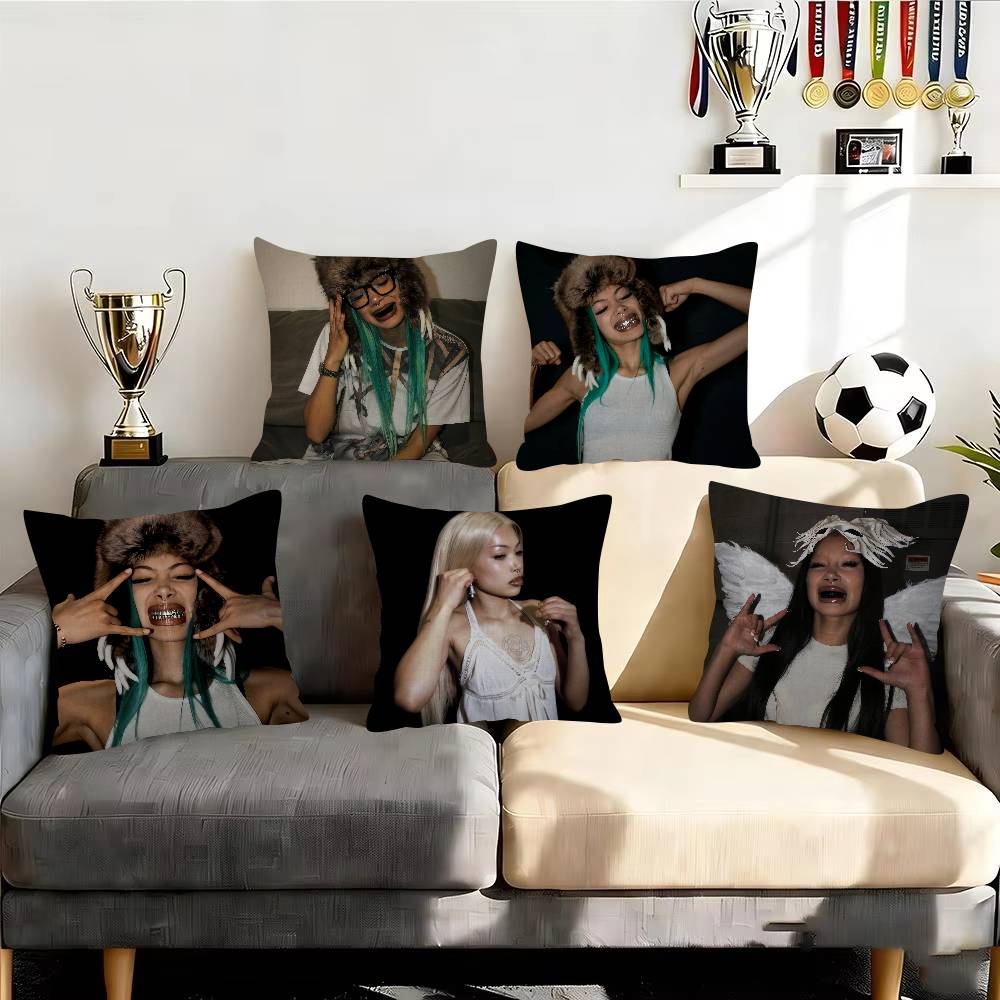 Molly SSantana Rapper Decorative Pillowcase Square Pillowcase Home Office Decorative Cushion Cover