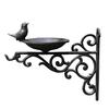 Handcrafts Cast Iron Bird Food Dish Wall Decors With Nordic Design Hanging Bird Feeding Station For Home Backyard Garden