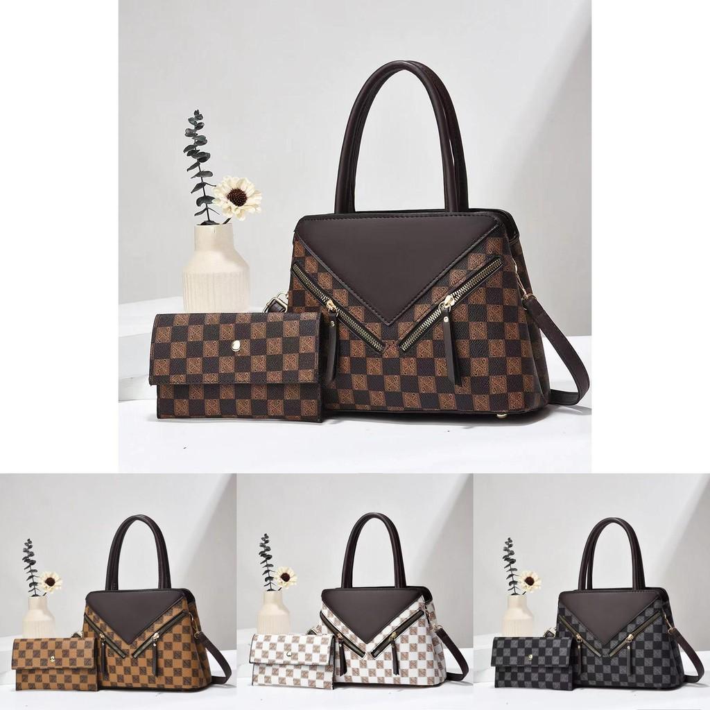 Schicke Minimalistische Colorblock PU Schultertasche Stilvolle Kompakte Handtasche Für Damen