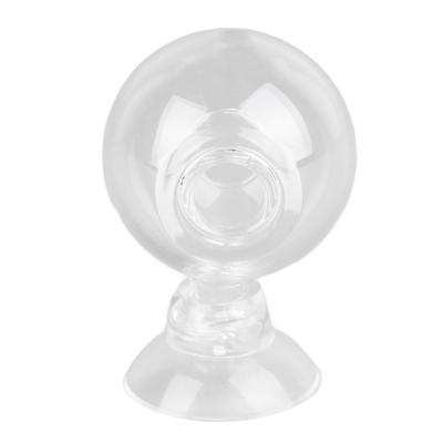 Fish Tank CO2 Monitor Transparent Real Time Monitoring Glass Aquarium CO2 Checker for Planted Tank Ball Shape CO2