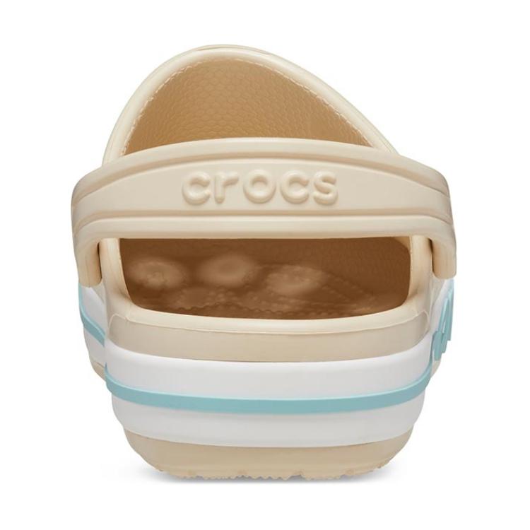 Crocs Bayaband Breathable Lightweight Fashionable Versatile Non-Slip Sandals Kids Sandals Off-White 207019-11S