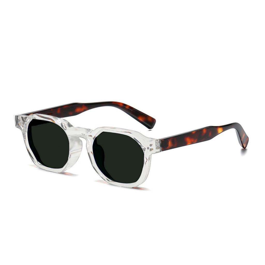 Fashion Men Sunglasses Square Frame Personalized Design Sun Glasses Women Trending Retro Rivets Sunglass UV400