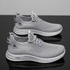 Spring New Fly-woven Casual Shoes Men's Trend Versatile Fashion Sports Shoes Light Running Spot Breathable