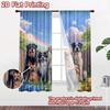 2D Flat Photography Backdrop Popular Background Banner Dogs In Garden 100% Polyester Anniversary for Holiday Portraits and