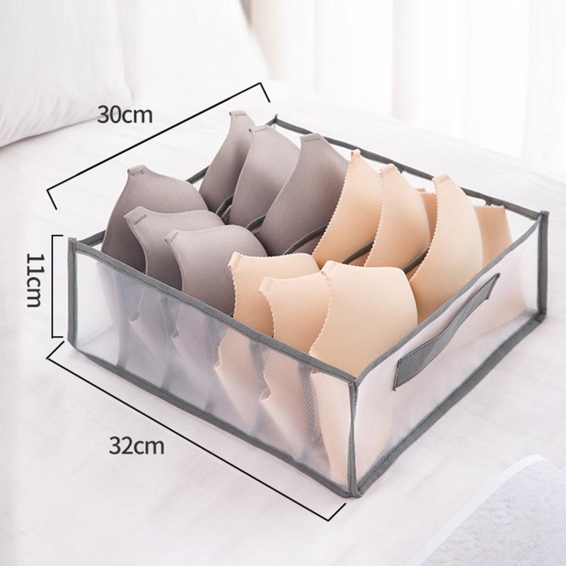 Mesh Cabinet Wardrobe Storage Box Foldable Drawer T-Shirt Clothes Jeans Leggings Underwear Organizer Storage Box
