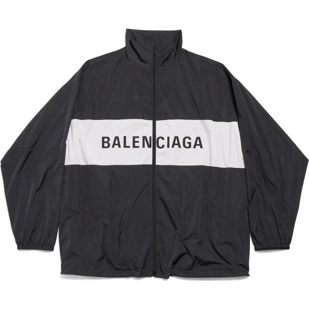 Balenciaga Logo Zip Up Jacket 725302TPO061000