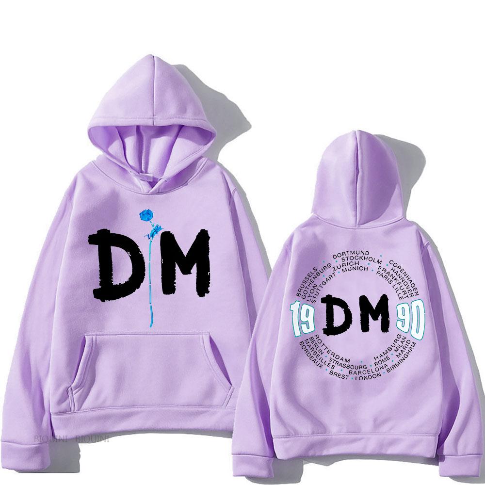 Depeche Mode Hoodie for Autumn/Winter Hip Hop Comfortable Sweatshirt Long Sleeve Gothic Soft Clothes Retro Pullovers