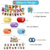 40PCS New Dog Birthday Party Supplies Includes Cake Toppers Balloons Dog Banners