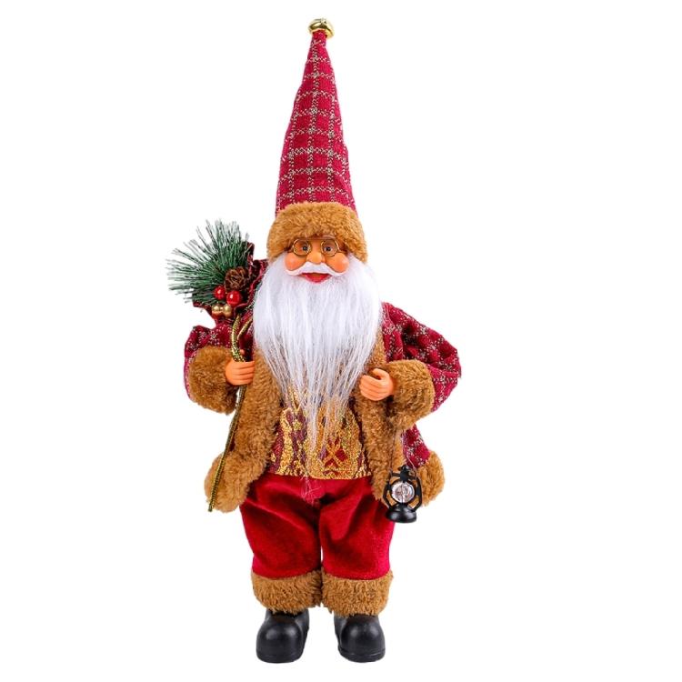Fashionable Santa Ornament Figurines Practical Christmas Decoration for Party Supplies and Household Daily Use