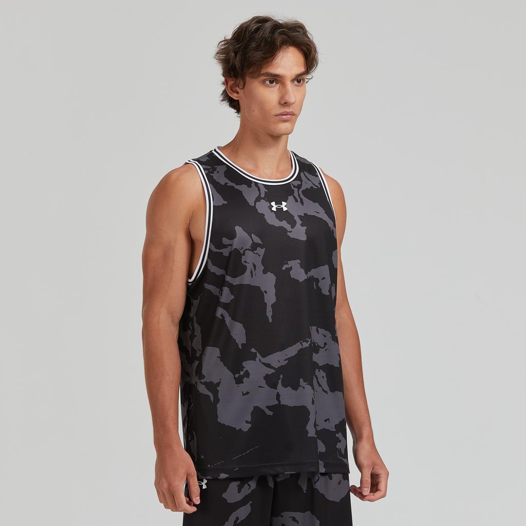 Under Armour Loose Running Fitness Quick-Dry Breathable Sleeveless Tank Top Unisex tops Black 24500110-001