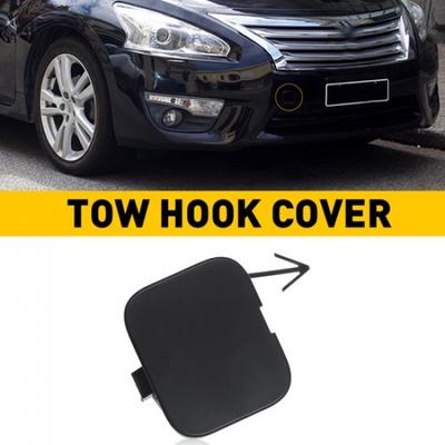 Front Hook Cover Bumper Tow Cap Black For 2013-2015 Nissan Altima 622A03TA0A