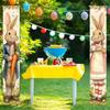 Polyester Happy Easter Couplet Vibrant Easter Door Decoration Easter Door Banners  Festive Home