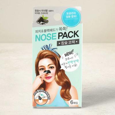 Aktivkohle-Nasenpackung 6P