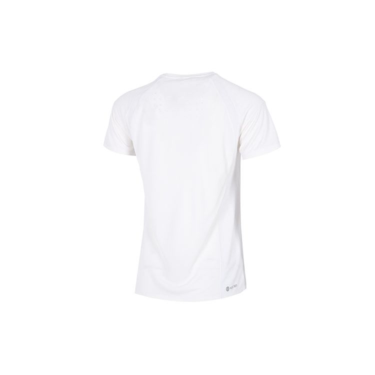 Adidas Heat.Rdy Running T-Shirt With Breathable Crew Neck Women Tops White HI3968