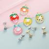 Cute Fruit Strawberry Tray Chess Magnetic Nail Tips Display Stand Acrylic Show Nail Holder Practice Gel Polish Fake Nail Showing
