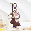 3D French Bulldog Keychain - Cute Dog Figurine for Bags & Cars, Small Gift Pendant