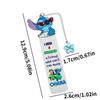 Disney Anime Cartoon Stitch Bookmarks for Book Lovers Book Accessories Disney Metal Bookmarks for Fans Collect Stationery Supplies