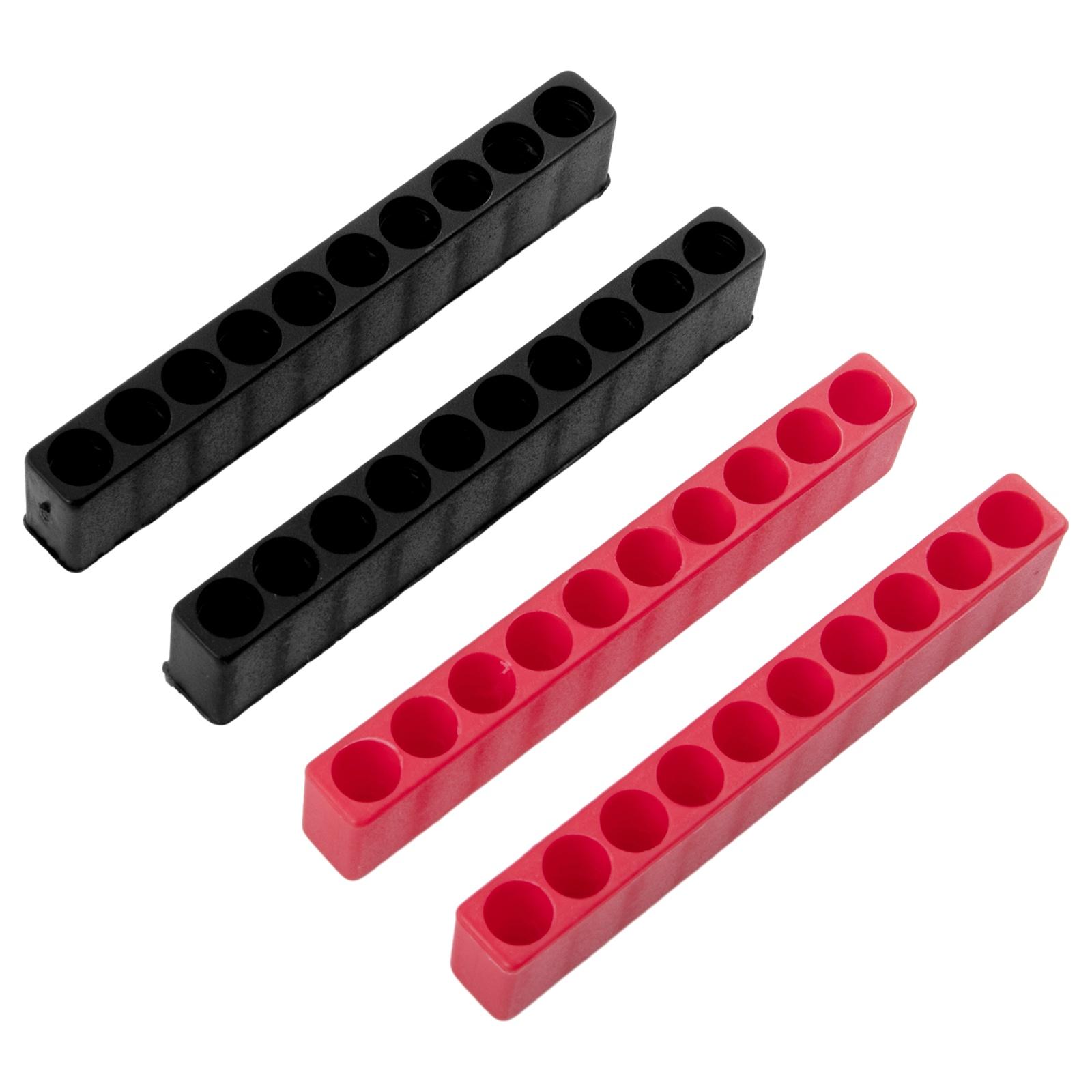 

4pcs Bit Holder 10 Hole 1/4inch Shank Plastic Soft Rubber Organizer Head Drill Bit Stand Case Hand Tool Accessory China Mainland