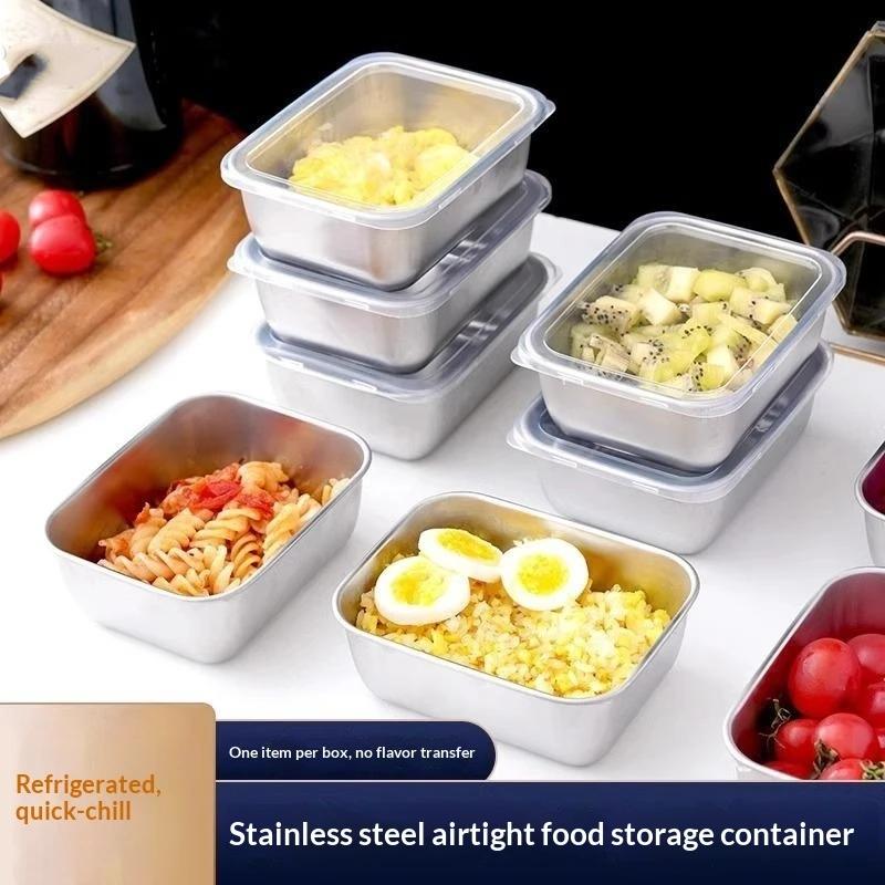 3Pcs 316 Stainless Steel Rectangular Plate Bbq Tray Dessert Plate Dining Plate Iron Plate Ge Plate Stainless Steel Commercial