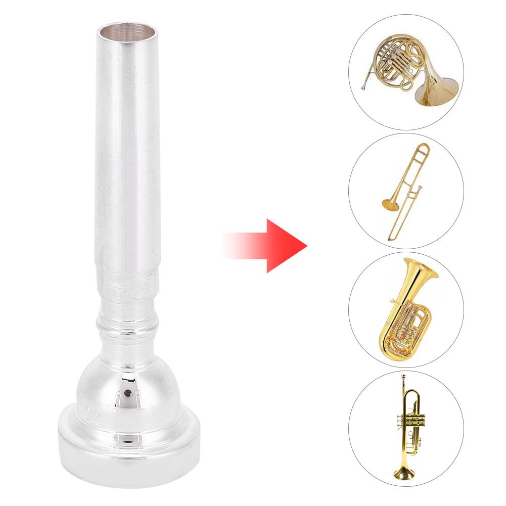 Trumpet Mouthpiece 7C Musical Instruments Accessory for Yamaha Bach Conn KingSilver
